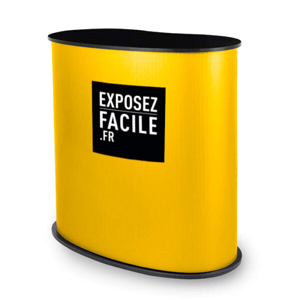 Comptoir d'accueil pour stand en PVC