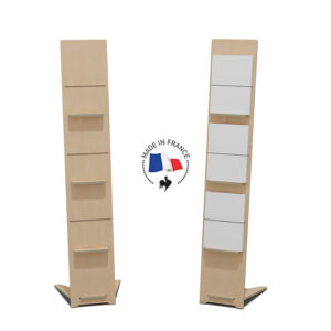 porte brochures en bois fabriqué en France